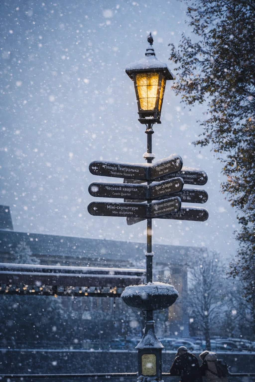 Коли Ужгород запалює вогні: романтика міських ліхтарів